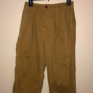 Zara Khaki Trousers size 2 Eur 34